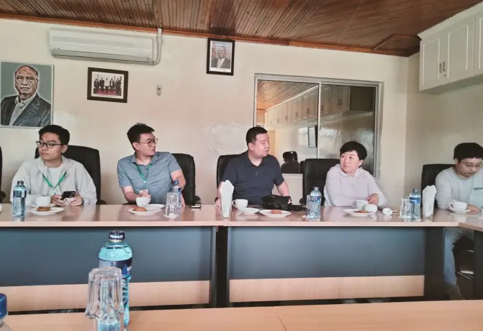 Meeting with coffee buyers in Nairobi