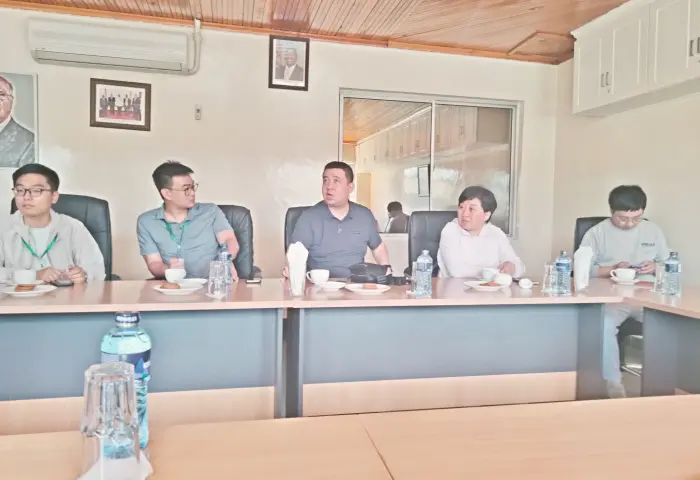 Trade meeting at the Coronet office